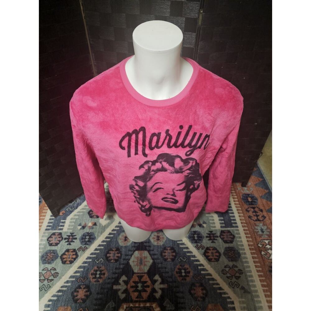 Marilyn Monroe Women's Large Fleece Pullover Sweater Soft J708